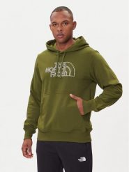The North Face Bluza Drew Peak Light NF0A8C1B Zielony Regular Fit. Zielone bluzy The North Face, m, bez wzorów, z syntetyku, bez kaptura. Za 299.99 zł.