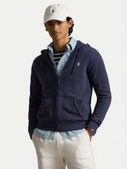 Polo Ralph Lauren Bluza 710A12480001 Granatowy Regular Fit. Niebieskie bluzy Polo Ralph Lauren, l, bez wzorów, z bawełny, bez kaptura. Za 859.99 zł.