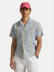 Polo Ralph Lauren Koszula 710965813002 Niebieski Classic Fit. Niebieskie koszule Polo Ralph Lauren, l, bez wzorów, z bawełny, bez kołnierzyka, bez ramiączek. Za 439.99 zł.