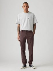 Levi's Spodnie chino - Standard Taper fit -w kolorze brązowym rozmiar: W29/L32. Brązowe eleganckie spodnie Levi's®, l, z bawełny. Za 124.11 zł.