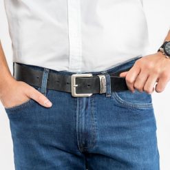 TOM TAILOR MĘSKI PASEK SKÓRZANY KLASYCZNY SKÓRA TG1008R15/791 40mm Gürtel BLACK. Czarne paski Tom Tailor, bez wzorów, ze skóry, klasyczne. Za 99.99 zł.