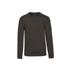 Bluza z okrągłym dekoltem Kariban. Szare bluzy KARIBAN, m, bez wzorów, bez kaptura. Za 185.50 zł.