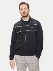 Bugatti Bluza 8750 55144A Granatowy Regular Fit. Niebieskie bluzy Bugatti, m, bez wzorów, z bawełny, bez kaptura. Za 339.99 zł.