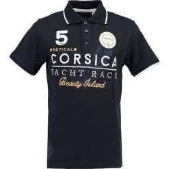 Koszulka polo "Kelistica" w kolorze granatowym. Koszulki polo marki Geographical Norway, z aplikacjami, z bawełny, polo, z krótkim rękawem. W wyprzedaży za 117.95 zł.
