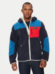 Napapijri Polar Yupik NP0A4GNS Granatowy Regular Fit. Niebieskie bluzy z polaru Napapijri, m, bez wzorów, z polaru, bez kaptura. Za 879.99 zł.