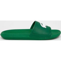 Lacoste - Klapki. Zielone klapki LACOSTE, z materiału. W wyprzedaży za 149.90 zł.