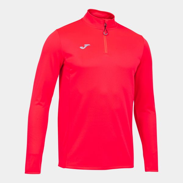 Bluza do biegania męska Joma Running night. Czerwone bluzy Joma, m, bez wzorów, bez kaptura. Za 99.99 zł.