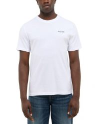 Męski T-Shirt Mustang Style Austin Bright White 1016857 2007. Białe t-shirty Mustang, m, bez wzorów, bez kołnierzyka, bez ramiączek. Za 79.99 zł.