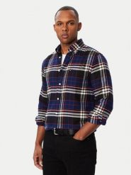 Tommy Hilfiger Koszula Hero Flannel MW0MW44592 Granatowy Regular Fit. Niebieskie koszule Tommy Hilfiger, l, bez wzorów, z bawełny, bez kołnierzyka, bez ramiączek. Za 449.99 zł.