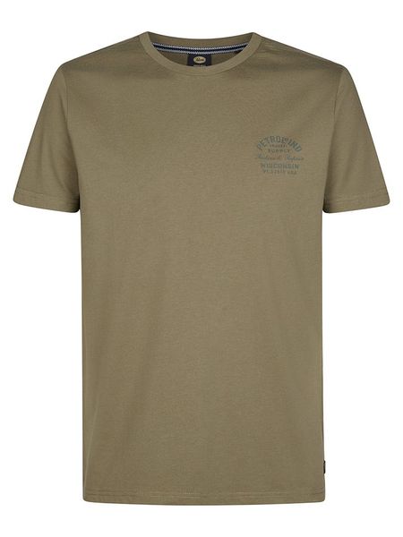 Petrol Koszulka w kolorze khaki rozmiar: S. Brązowe bezrękawniki Petrol, s, bez wzorów, z bawełny, bez kołnierzyka, bez ramiączek. Za 43.68 zł.