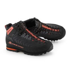 Buty wysokie trekkingowe unisex Alpine Pro None Vibram. Szare buty trekkingowe Alpine Pro, bez wzorów, bez zapięcia. W wyprzedaży za 729.00 zł.