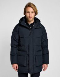 LEE MĘSKA KURTKA ZIMOWA LONG PUFFER JACKET BLACK 112355680 LD48011656. Czarne kurtki Lee, na zimę, m, bez wzorów, bez kaptura. Za 419.99 zł.