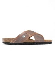 Sunbay Klapki "Giovani" w kolorze jasnobrązowym rozmiar: 41. Brązowe klapki Sunbay, z materiału. Za 139.95 zł.