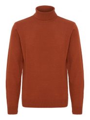 Blend Golf 20716087 Pomarańczowy Regular Fit. Brązowe golfy Blend, m, bez wzorów, z syntetyku, bez kołnierzyka, bez ramiączek. Za 139.99 zł.