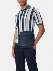 Beverly Hills Polo Club Saszetka C-BHPC-L-018-08 Granatowy. Niebieskie saszetki i nerki Beverly Hills Polo Club, bez wzorów, z materiału, bez dodatków. Za 199.99 zł.