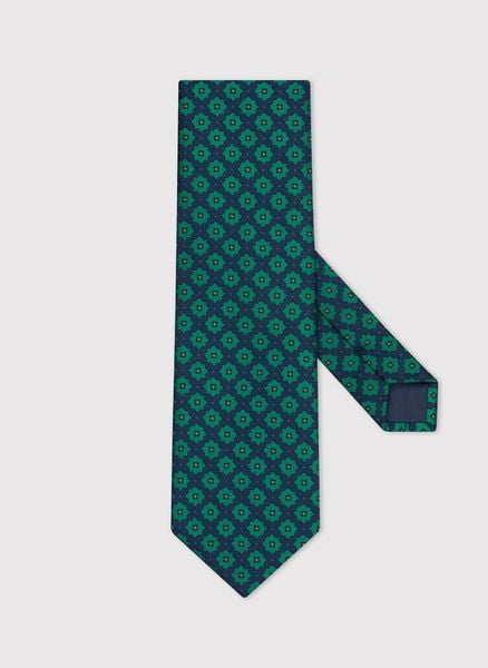 PAKO LORENTE – Zielony wzorzysty krawat męski. Zielone krawaty i muchy Pako Lorente, bez wzorów, z poliesteru. Za 99.99 zł.