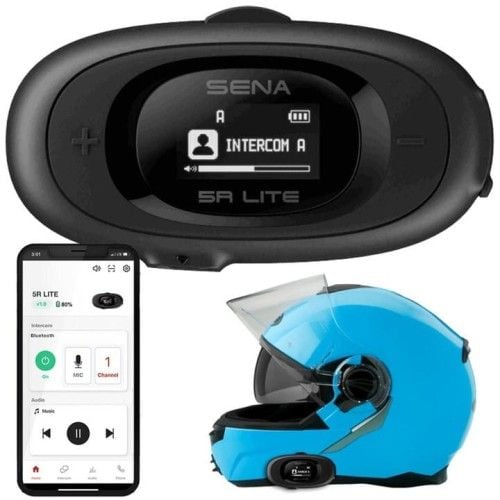 Interkom motocyklowy Sena 5RLITE-01 na 1 kask. Słuchawki bezprzewodowe SENA. Za 348.99 zł.