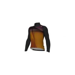 Koszulka z długim rękawem Ale R-EV1 Quick. Brązowe bluzy ALÉ CYCLING, bez wzorów, bez kaptura. Za 751.65 zł.