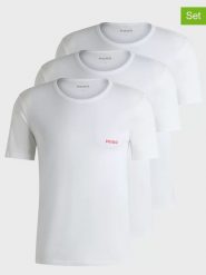 Hugo Boss Underwear Koszulki (3 szt.) w kolorze białym rozmiar: M. Białe bezrękawniki Hugo Boss Underwear, m, bez wzorów, bez kołnierzyka, bez ramiączek. Za 128.55 zł.