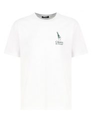 Sublevel Koszulka w kolorze biało-zielonym rozmiar: S. Białe bezrękawniki Sublevel, s, bez wzorów, z bawełny, bez kołnierzyka, bez ramiączek. Za 43.99 zł.