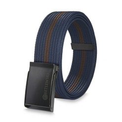 Pasek parciany BETLEWSKI granatowy PRC-08_GR-1 XL. Niebieskie paski Betlewski, bez wzorów, z materiału. Za 34.99 zł.