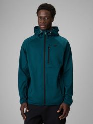 4F Kurtka softshell wiatroodporna membrana 5000 męska - zielona XXL. Niebieskie kurtki softshell 4F, m, bez wzorów, z materiału, bez kaptura. Za 299.99 zł.