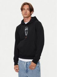 Hugo Bluza Dartchon 50525054 Czarny Regular Fit. Czarne bluzy Hugo, l, bez wzorów, z bawełny, bez kaptura. Za 339.99 zł.