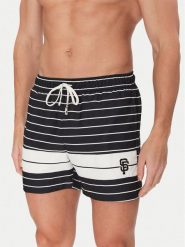 Champion Szorty kąpielowe 221043 Czarny Regular Fit. Czarne kąpielówki Champion, m, bez wzorów, z syntetyku. Za 139.99 zł.