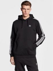 Adidas Bluza Adicolor Classics 3-Stripes Hoodie IA6346 Czarny Regular Fit. Czarne bluzy Adidas, m, bez wzorów, z bawełny, bez kaptura. Za 179.99 zł.