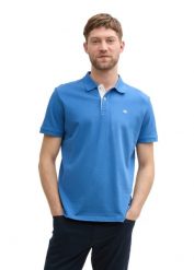 Męska Koszulka Polo Tom Tailor Basic Polo Sapphire Blue 1031006 11356. Niebieskie koszulki polo Tom Tailor, m, bez wzorów, bez kołnierzyka, bez ramiączek. Za 69.99 zł.