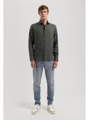 DSTREZZED Koszula w kolorze antracytowym rozmiar: 3XL. Czarne koszule Dstrezzed, xl, bez wzorów, ze lnu, bez kołnierzyka, bez ramiączek. Za 167.28 zł.