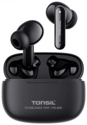 Tonsil T55BT Pro Czarne. Czarne słuchawki bezprzewodowe Tonsil. Za 169.00 zł.