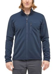 Haglöfs Kurtka polarowa "Rosson Mid" w kolorze granatowym rozmiar: S. Niebieskie kurtki Haglöfs, s, bez wzorów, z polaru, bez kaptura. Za 284.15 zł.