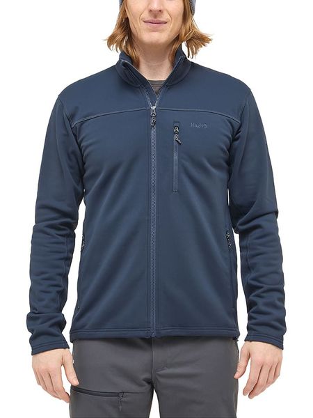 Haglöfs Kurtka polarowa "Rosson Mid" w kolorze granatowym rozmiar: S. Niebieskie kurtki Haglöfs, s, bez wzorów, z polaru, bez kaptura. Za 284.15 zł.