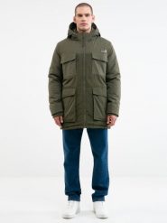 Kurtka męska parka zielona Leonius 303. Zielone kurtki BIG STAR, l, bez wzorów, bez kaptura. W wyprzedaży za 279.99 zł.