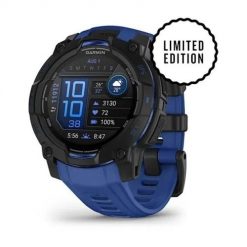 Smartwatch GARMIN Instinct 3 AMOLED 45mm Black/Bolt Blue. Czarne smartbandy GARMIN, bez wzorów. Za 1,754.99 zł.