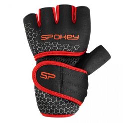 Rękawiczki Bez Palców Dla Dorosłych Unisex Lava Gym. Czarne rękawiczki Spokey, bez wzorów, z materiału. Za 66.99 zł.