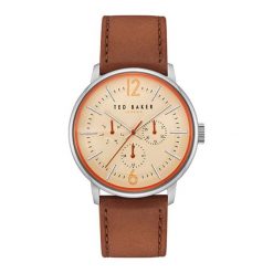 Zegarek "TE15066005" w kolorze jasnobrązowym. Zegarki Ted Baker. W wyprzedaży za 269.95 zł.