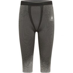 Legginsy termoaktywne męskie Odlo BLACKCOMB ECO. Czarne bielizna termoaktywna ODLO, m, bez wzorów, trekkingowe. Za 316.49 zł.