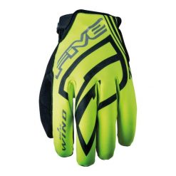 Rękawiczki WB (WIATROWNICA) - FLUO ŻÓŁTE - L/10. Żółte rękawiczki FIVE GLOVES, bez wzorów. Za 165.00 zł.