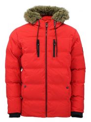 Peak Mountain Kurtka pikowana "Canory" w kolorze czerwonym rozmiar: M. Czerwone kurtki Peak Mountain, m, bez wzorów, bez kaptura. Za 271.03 zł.
