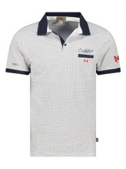 Canadian Peak Koszulka polo "Kingdomeak" w kolorze białym rozmiar: XXL. Białe koszulki polo Canadian Peak, xxl, bez wzorów, z bawełny, bez kołnierzyka, bez ramiączek. Za 86.99 zł.