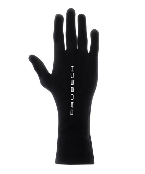 Rękawiczki merino unisex Brubeck. Czarne rękawiczki Brubeck, bez wzorów, z dzianiny. Za 120.99 zł.