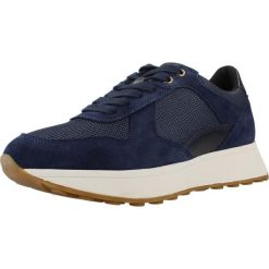 Buty GEOX D46MDB 0AS22 Niebieski. Niebieskie buty turystyczne Geox, bez wzorów, z syntetyku, bez zapięcia, na fitness i siłownię. Za 320.99 zł.