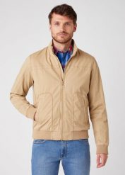 KURTKA PRZEJŚCIOWA WRANGLER THE BOMBER SAND W4E16P58N 112129122. Kurtki Wrangler, m, bez wzorów, bez kaptura. Za 279.99 zł.