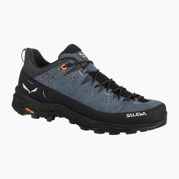 Buty trekkingowe męskie Salewa Alp Trainer 2. Czarne buty trekkingowe Salewa, bez wzorów, z materiału, bez zapięcia. Za 819.99 zł.