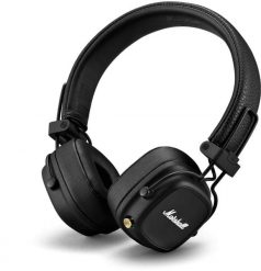 Marshall Major IV Czarne. Czarne słuchawki bezprzewodowe Marshall Headphones. W wyprzedaży za 279.00 zł.