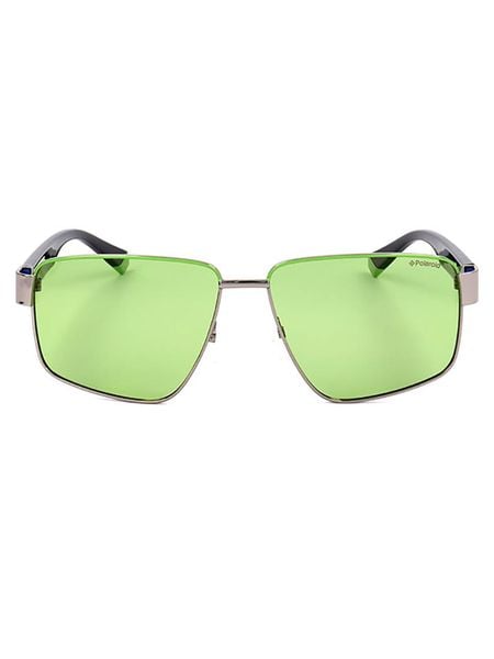 Polaroid Męskie okulary przeciwsłoneczne w kolorze czarno-zielonym rozmiar: 58. Czarne okulary przeciwsłoneczne Polaroid. Za 104.89 zł.