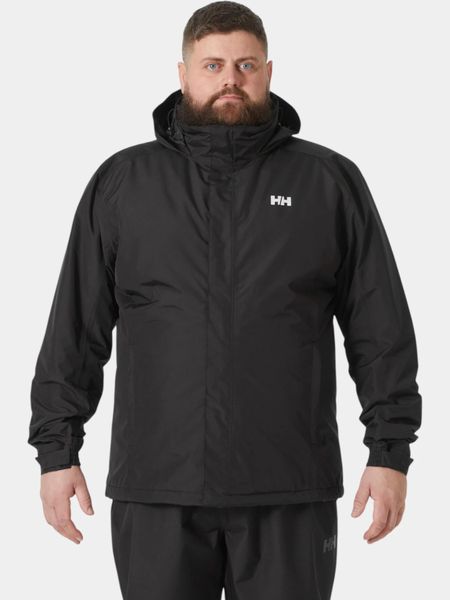 Kurtka przeciwdeszczowa męska Helly Hansen DUBLINER INSULATED. Czarne kurtki Helly Hansen, m, bez wzorów, z poliesteru, bez kaptura. Za 583.20 zł.