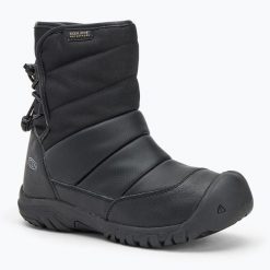 Śniegowce juniorskie KEEN Puffrider WP. Czarne śniegowce Keen, bez zapięcia. Za 289.99 zł.
